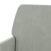 Bankje 108x79x79 cm fluweel lichtgrijs