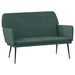 Bankje 108x79x79 cm fluweel donkergroen
