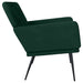 Bankje 108x79x79 cm fluweel donkergroen
