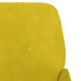 Fauteuil 62x79x79 cm fluweel geel
