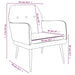Fauteuil 62x79x79 cm fluweel geel
