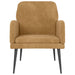 Fauteuil 62x79x79 cm fluweel bruin