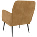 Fauteuil 62x79x79 cm fluweel bruin