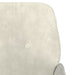 Fauteuil 62x79x79 cm fluweel crèmekleurig