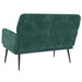 Bankje 108x79x79 cm fluweel donkergroen