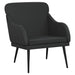 Fauteuil 63x76x80 cm kunstleer zwart