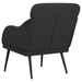 Fauteuil 63x76x80 cm kunstleer zwart