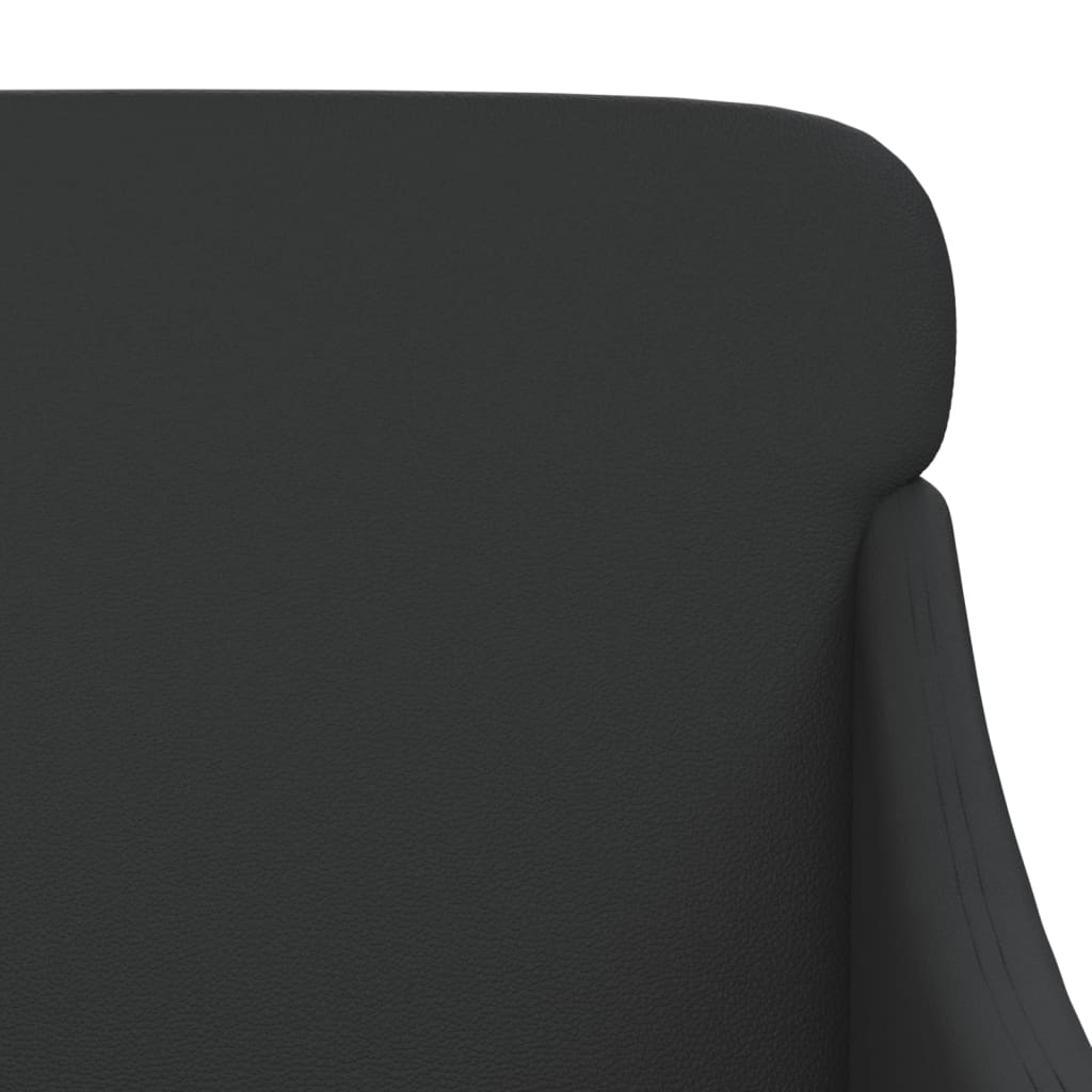 Fauteuil 63x76x80 cm kunstleer zwart