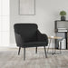 Fauteuil 63x76x80 cm kunstleer zwart