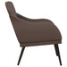 Fauteuil 63x76x80 cm kunstleer bruin