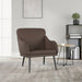 Fauteuil 63x76x80 cm kunstleer bruin