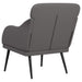 Fauteuil 63x76x80 cm kunstleer grijs