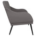 Bankje 110x76x80 cm kunstleer grijs
