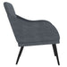 Fauteuil 63x76x80 cm fluweel donkergrijs