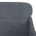 Fauteuil 63x76x80 cm fluweel donkergrijs