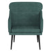 Fauteuil 63x76x80 cm fluweel donkergroen