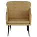 Fauteuil 63x76x80 cm fluweel bruin