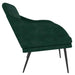 Bankje 110x76x80 cm fluweel donkergroen