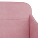 Bankje 110x76x80 cm fluweel roze