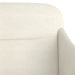 Bankje 110x76x80 cm fluweel crèmekleurig