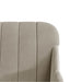 Fauteuil 63x76x80 cm fluweel lichtgrijs