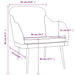 Fauteuil 63x76x80 cm fluweel lichtgrijs