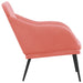 Bankje 110x76x80 cm fluweel roze