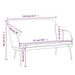 Bankje 110x76x80 cm fluweel geel