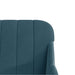 Bankje 110x76x80 cm fluweel blauw