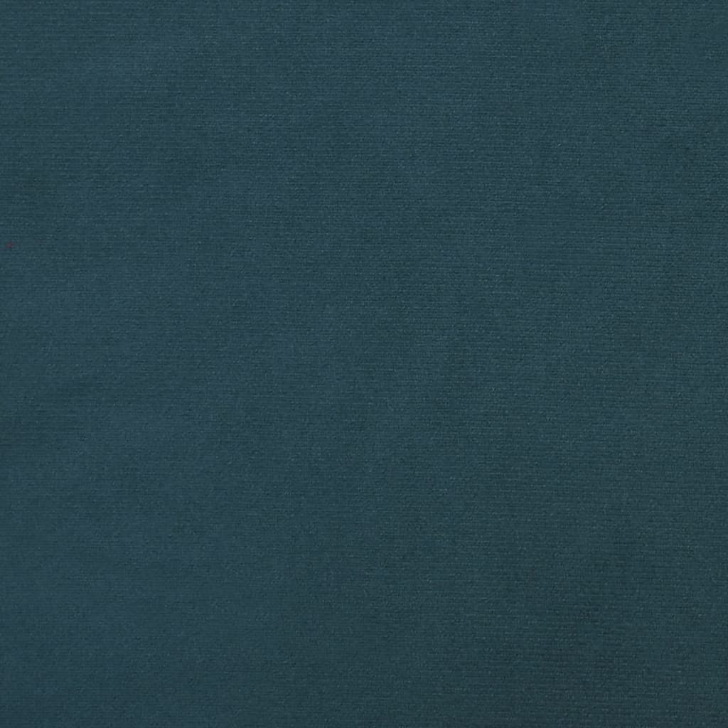 Bankje 110x76x80 cm fluweel blauw