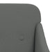 Fauteuil 63x76x80 cm stof donkergrijs