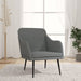 Fauteuil 63x76x80 cm stof donkergrijs