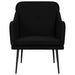 Fauteuil 63x76x80 cm stof zwart