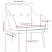 Fauteuil 63x76x80 cm stof wijnrood