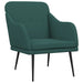 Fauteuil 63x76x80 cm stof donkergroen