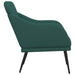 Fauteuil 63x76x80 cm stof donkergroen