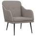 Fauteuil 63x76x80 cm stof taupe