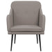 Fauteuil 63x76x80 cm stof taupe
