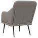 Fauteuil 63x76x80 cm stof taupe