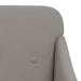 Fauteuil 63x76x80 cm stof taupe