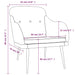 Fauteuil 63x76x80 cm stof taupe