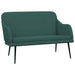 Bankje 110x76x80 cm stof donkergroen