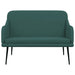 Bankje 110x76x80 cm stof donkergroen