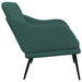 Bankje 110x76x80 cm stof donkergroen