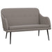Bankje 110x76x80 cm stof taupe
