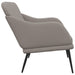 Bankje 110x76x80 cm stof taupe