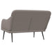 Bankje 110x76x80 cm stof taupe