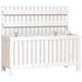 Tuinbox 108x42,5x54 cm massief grenenhout wit