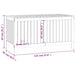 Tuinbox 121x55x64 cm massief grenenhout