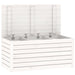 Tuinbox 101x50,5x46,5 cm massief grenenhout wit